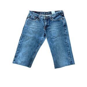 Vintage Lucky Brand Womens Dungarees Cut-Off Denim Shorts Size 4/27 American Mad